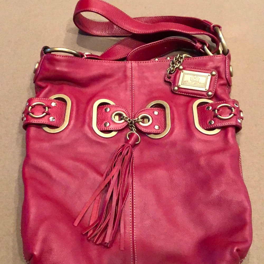 Crossbody handbag - dark red